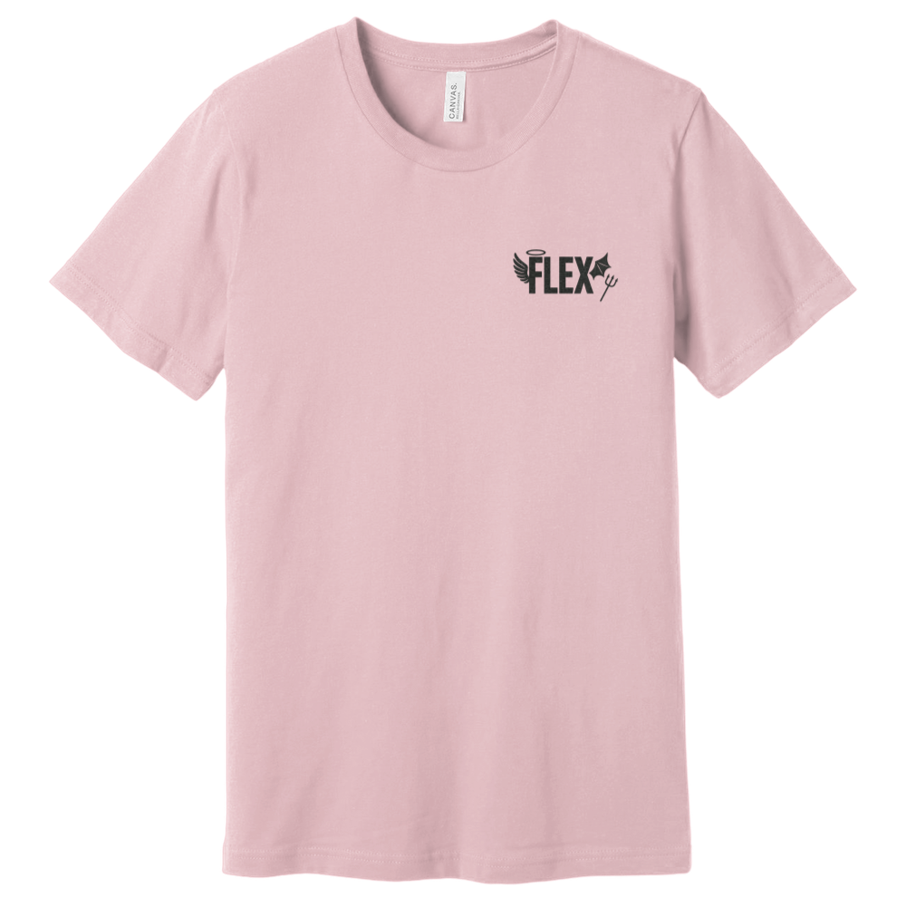 "Angel and Devil On Your Shoulder" Flex Tee