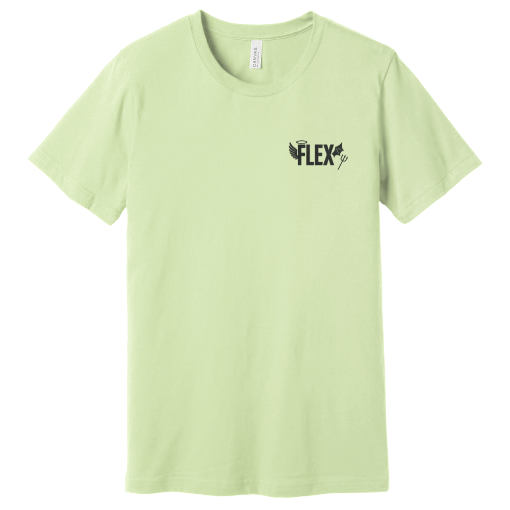 "Angel and Devil On Your Shoulder" Flex Tee