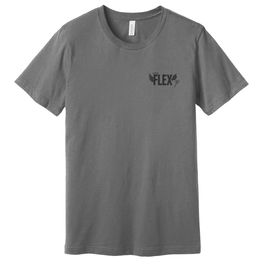 "Angel and Devil On Your Shoulder" Flex Tee