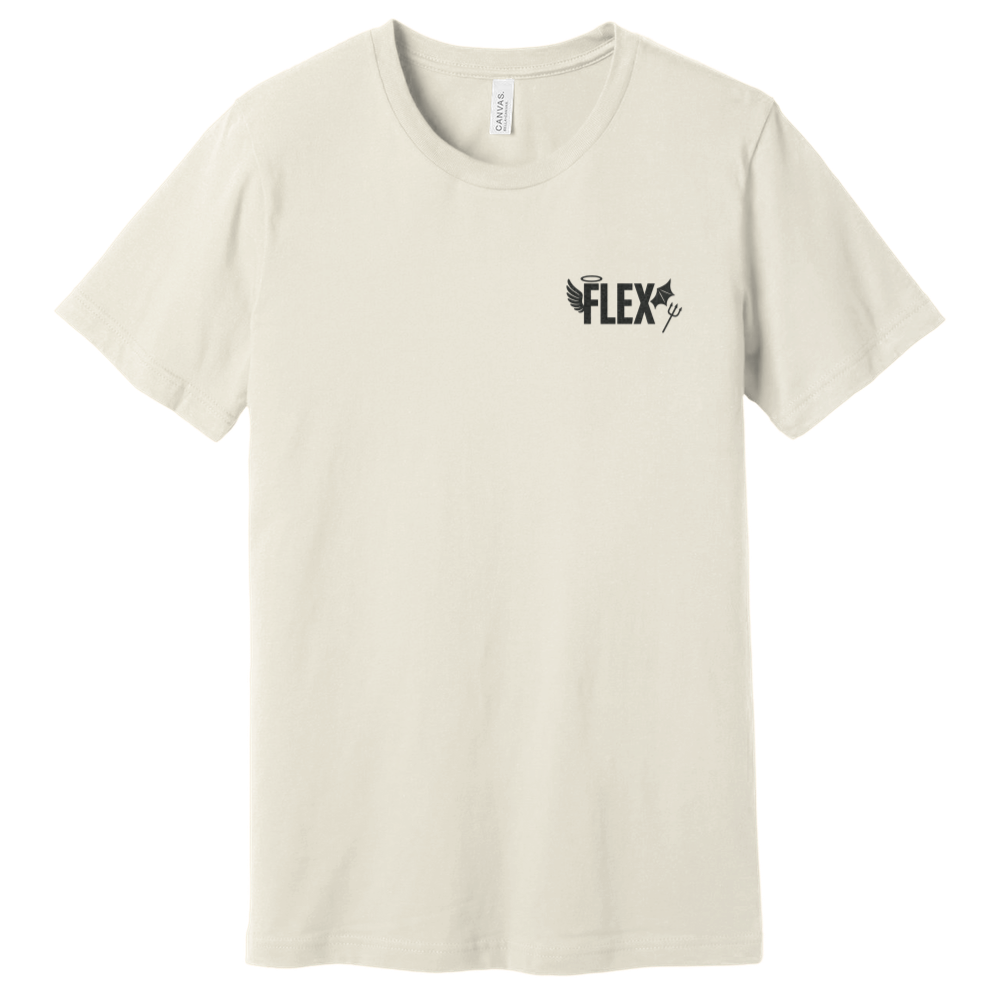"Angel and Devil On Your Shoulder" Flex Tee