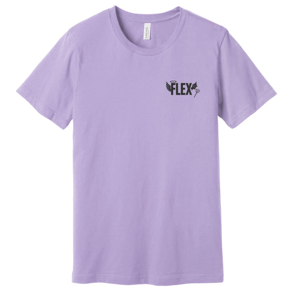 "Angel and Devil On Your Shoulder" Flex Tee