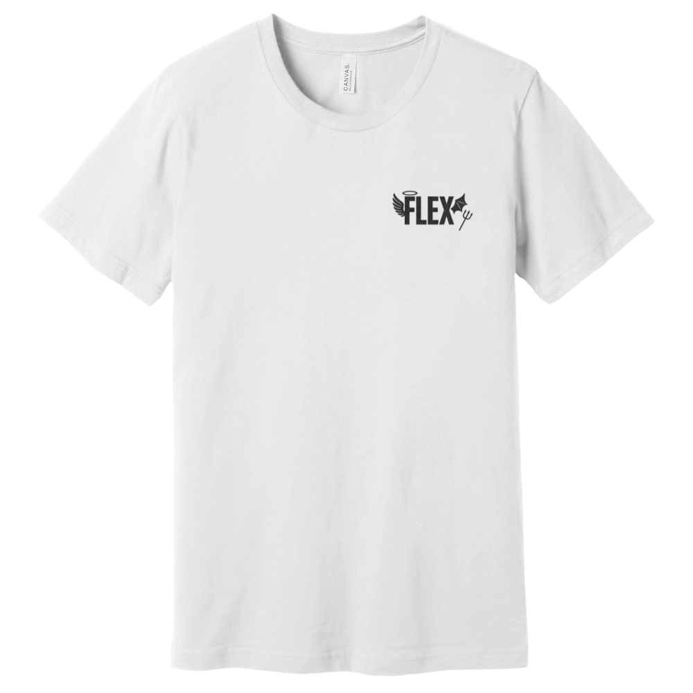 "Angel and Devil On Your Shoulder" Flex Tee