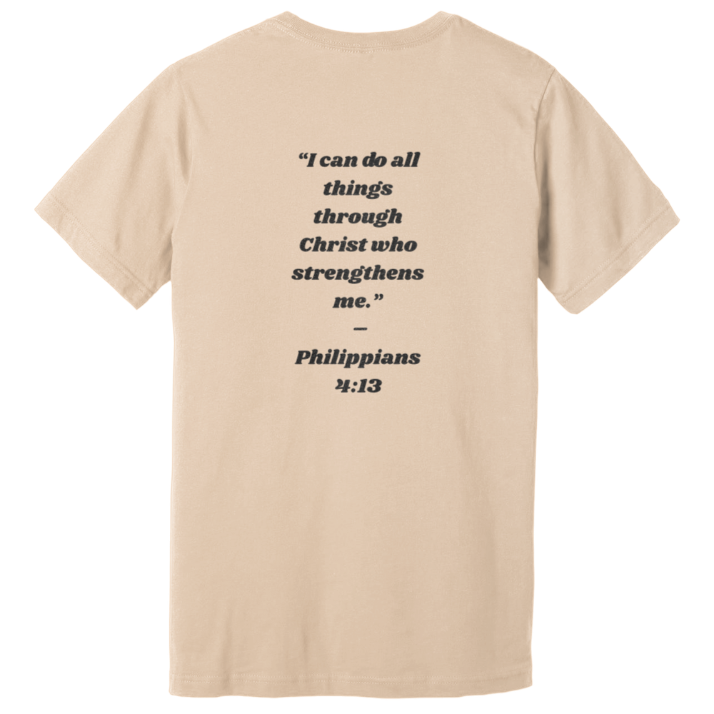 Flex-“I can do all things through Christ who strengthens me.” – Philippians 4:13 Tee