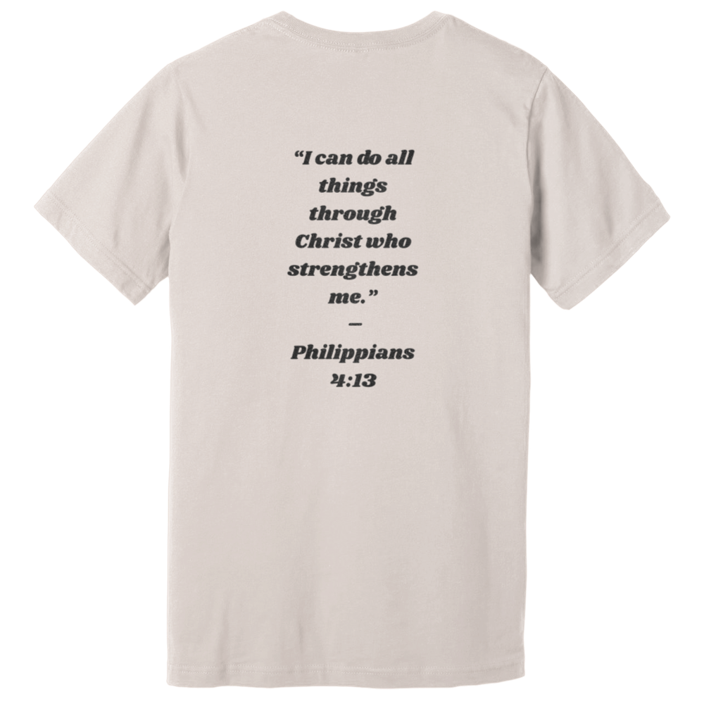 Flex-“I can do all things through Christ who strengthens me.” – Philippians 4:13 Tee