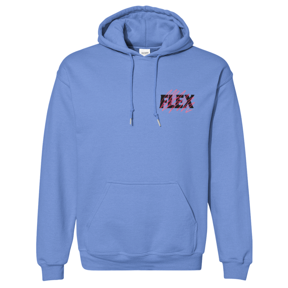 Flex "Pink Scribble" Hoodie