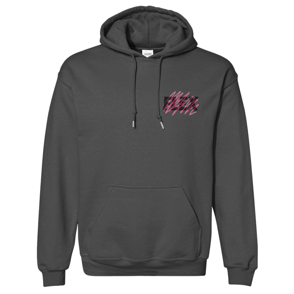 Flex "Pink Scribble" Hoodie