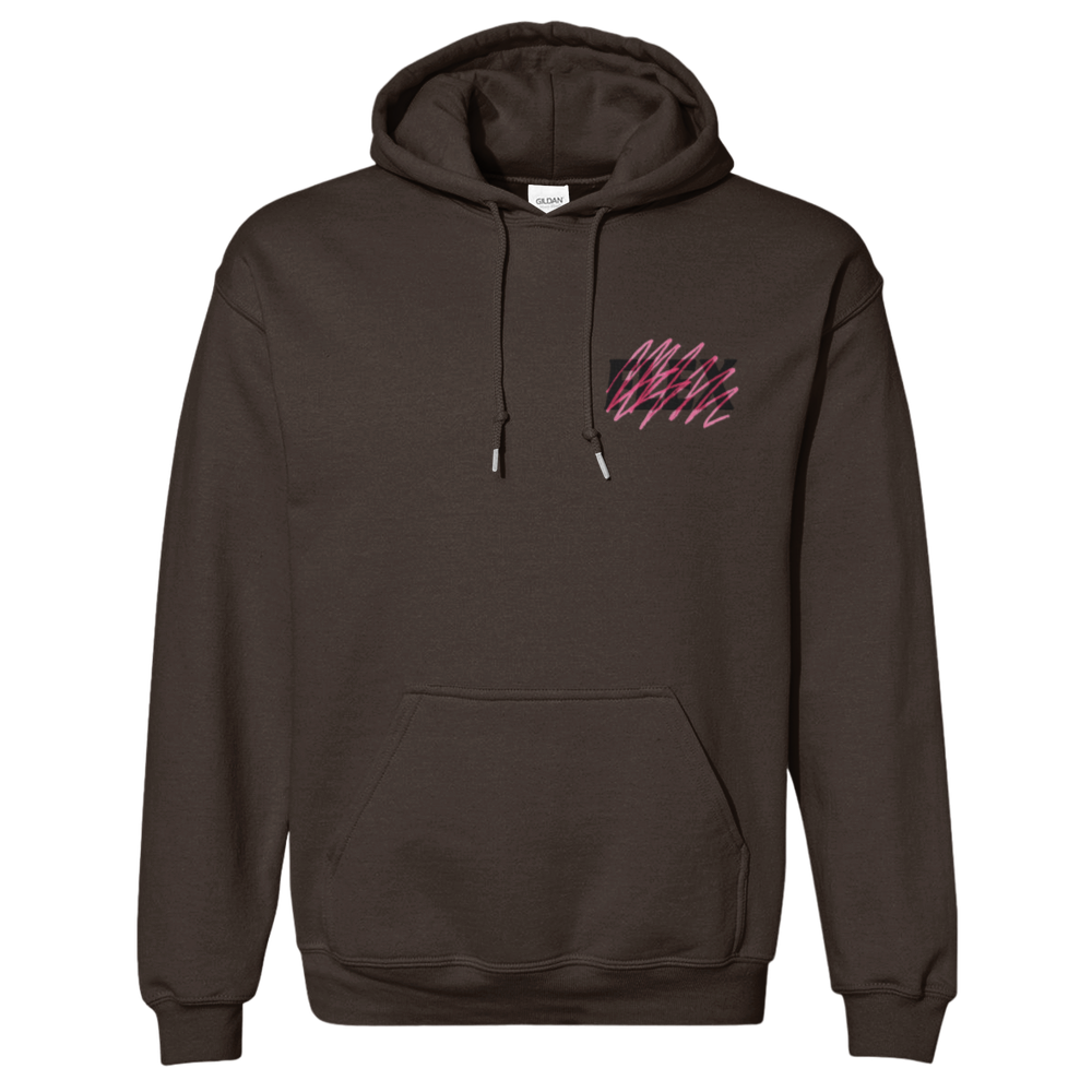 Flex "Pink Scribble" Hoodie