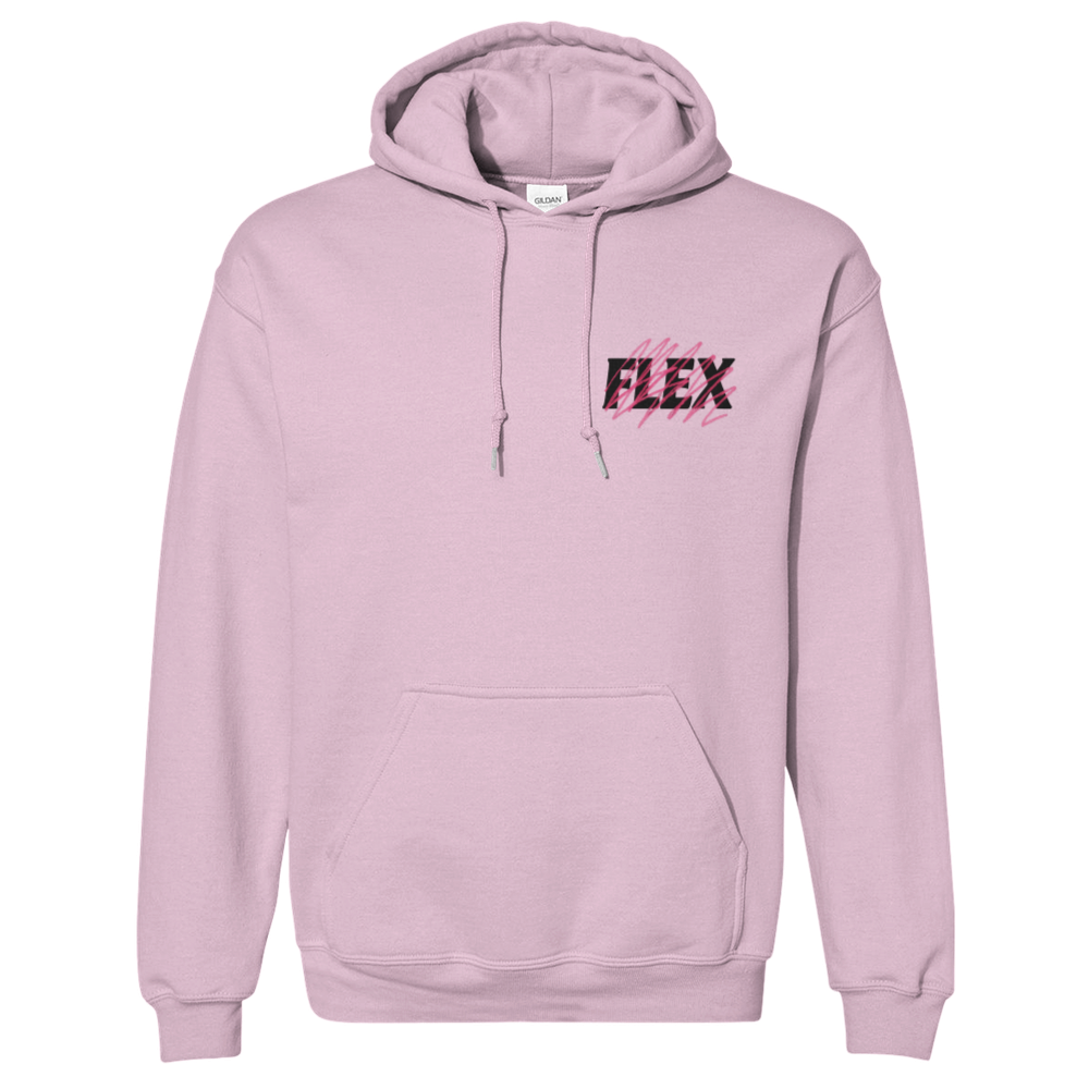Flex "Pink Scribble" Hoodie