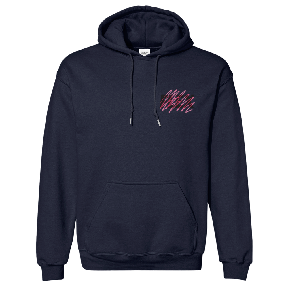 Flex "Pink Scribble" Hoodie