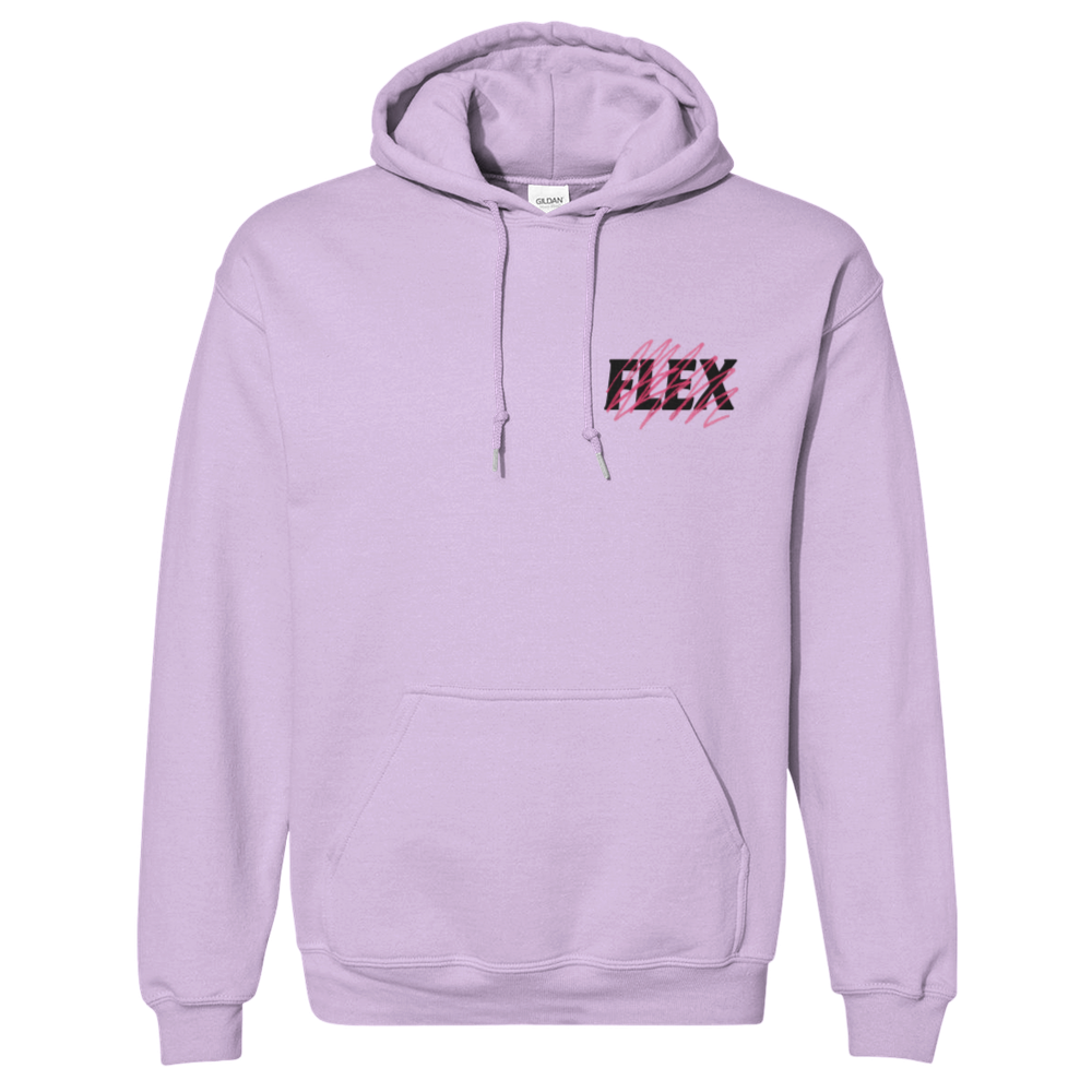 Flex "Pink Scribble" Hoodie