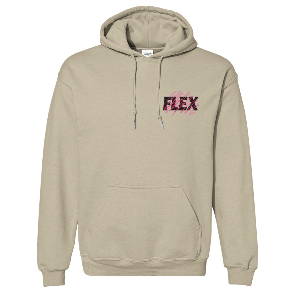 Flex "Pink Scribble" Hoodie