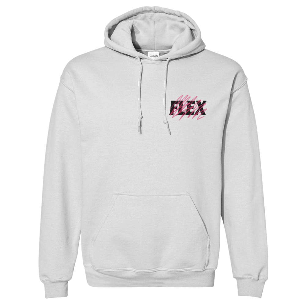 Flex "Pink Scribble" Hoodie