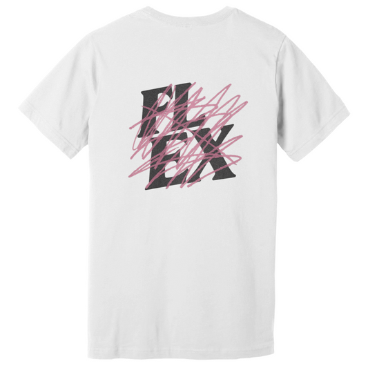 Flex "Pink Scribble" Tee
