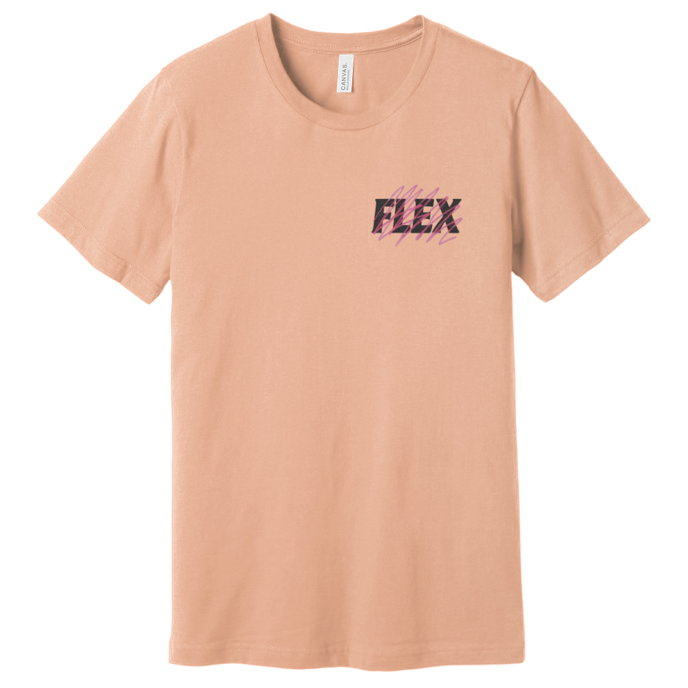 Flex "Pink Scribble" Tee