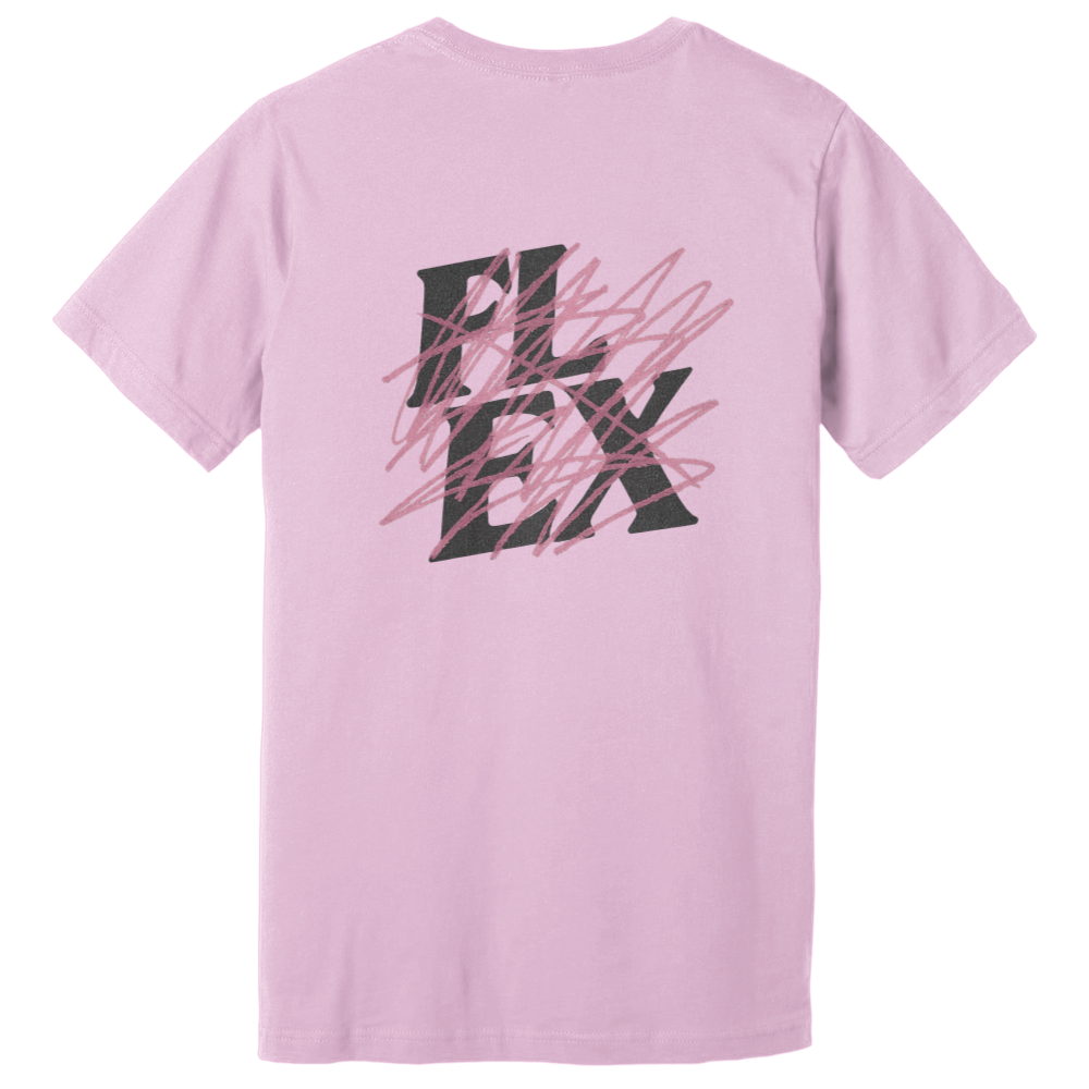 Flex "Pink Scribble" Tee