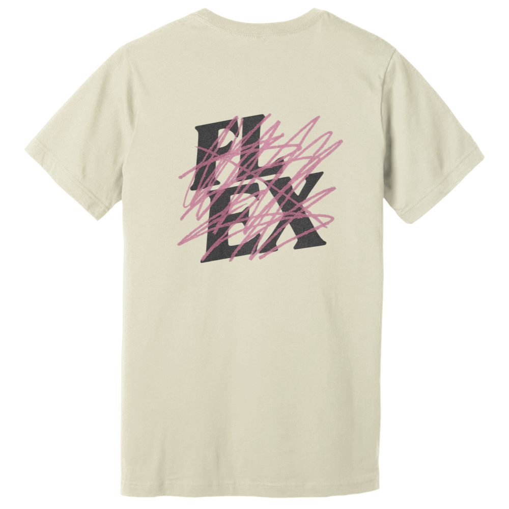 Flex "Pink Scribble" Tee