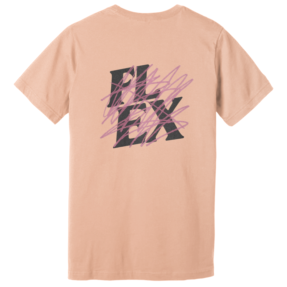 Flex "Pink Scribble" Tee