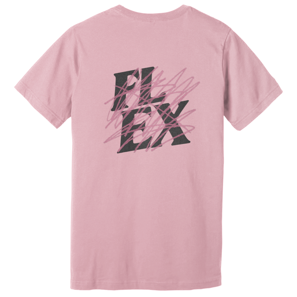 Flex "Pink Scribble" Tee