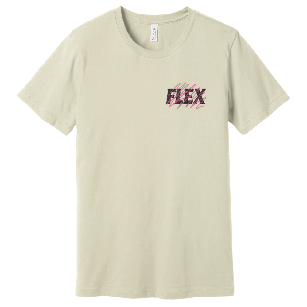 Flex "Pink Scribble" Tee