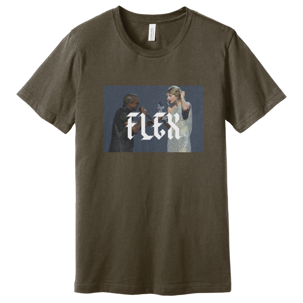 Kanye + T. Swift X Flex Logo Tee