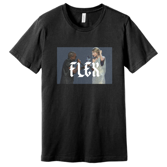 Kanye + T. Swift X Flex Logo Tee