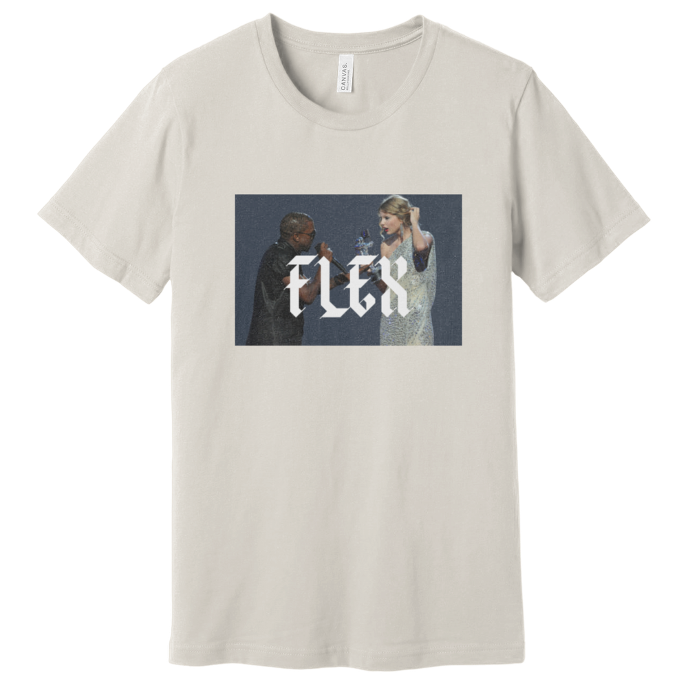 Kanye + T. Swift X Flex Logo Tee