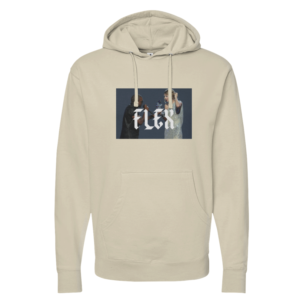 Kanye West + T. Swift X Flex Logo Hoodie