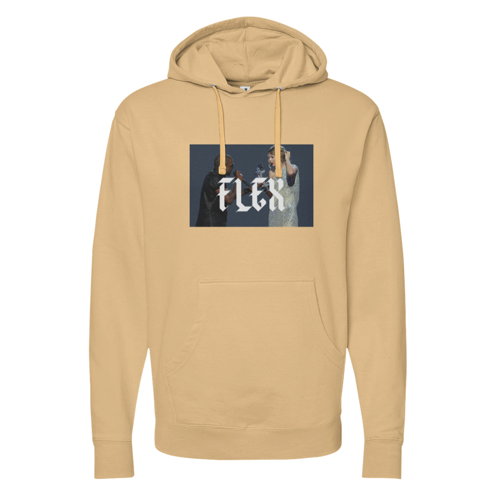 Kanye West + T. Swift X Flex Logo Hoodie