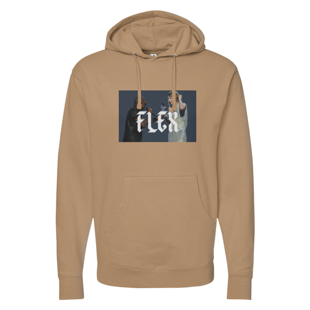 Kanye West + T. Swift X Flex Logo Hoodie