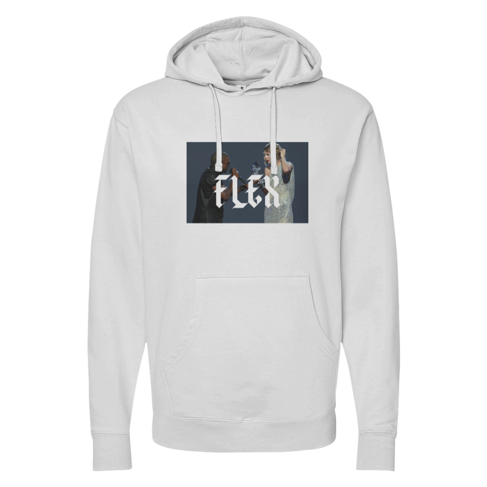 Kanye West + T. Swift X Flex Logo Hoodie