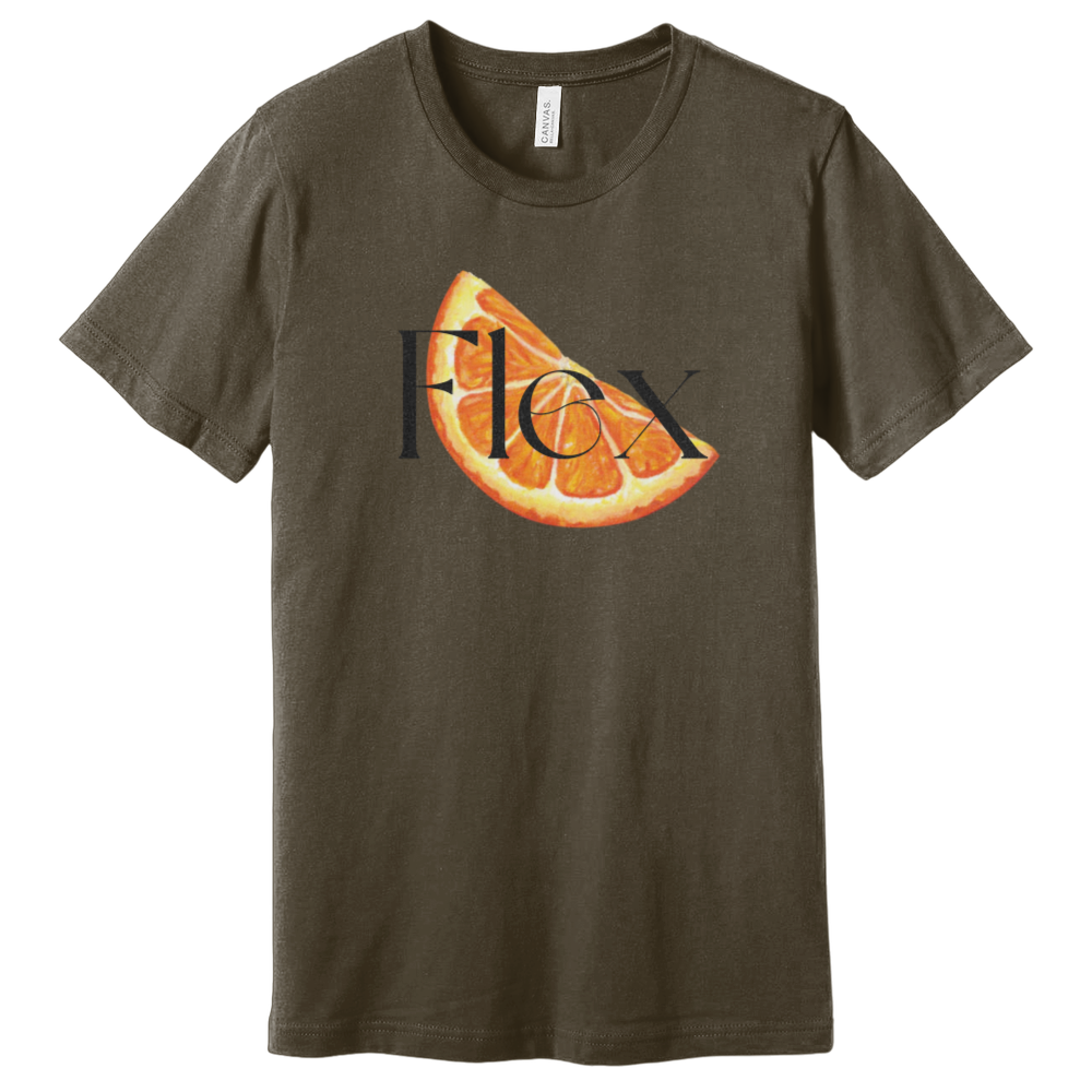 Orange X Flex Logo Tee