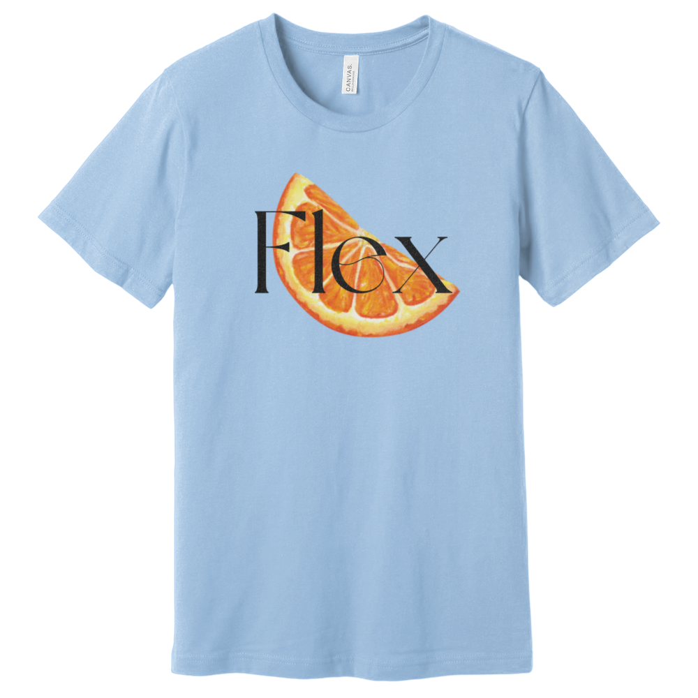 Orange X Flex Logo Tee