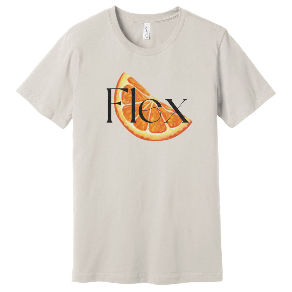 Orange X Flex Logo Tee