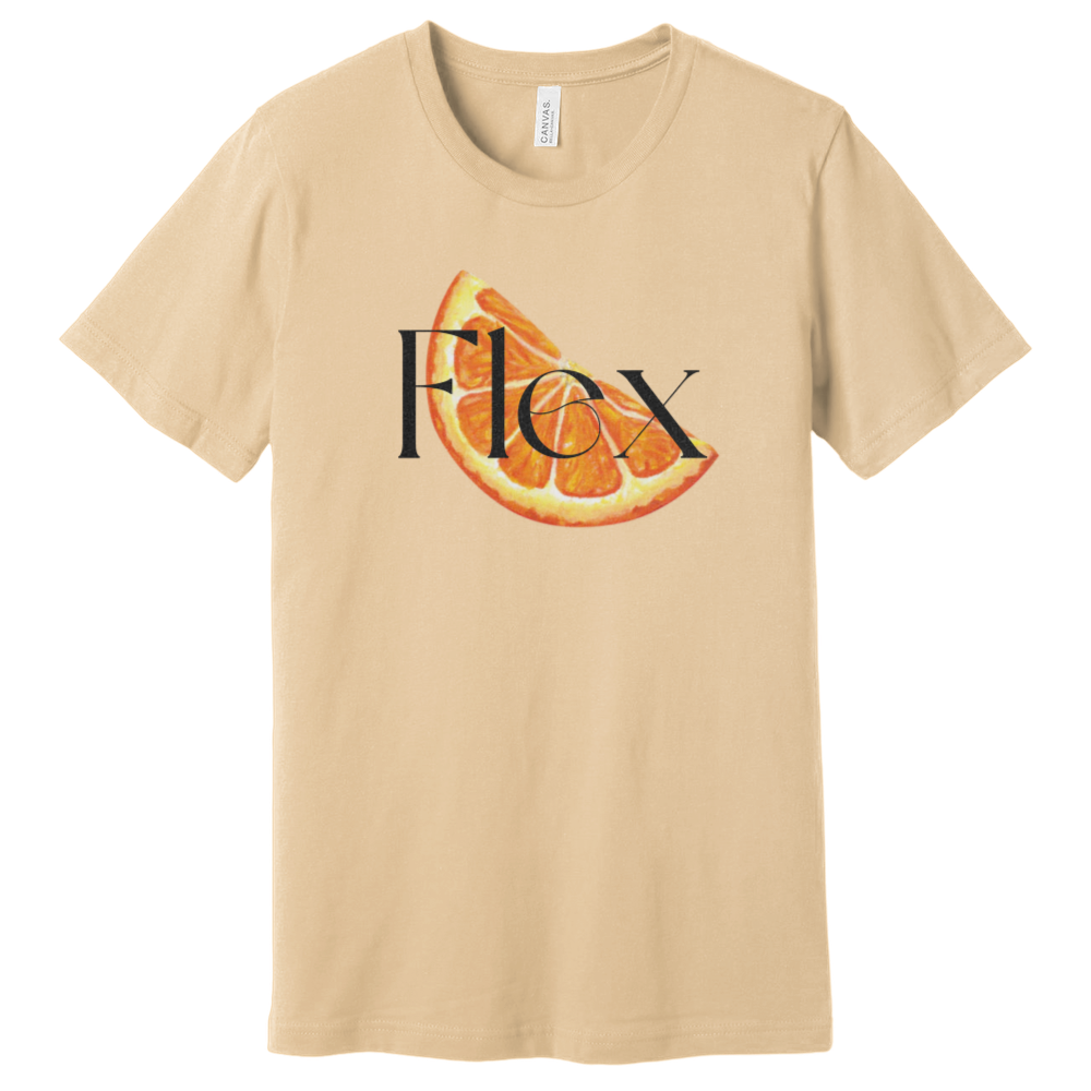 Orange X Flex Logo Tee