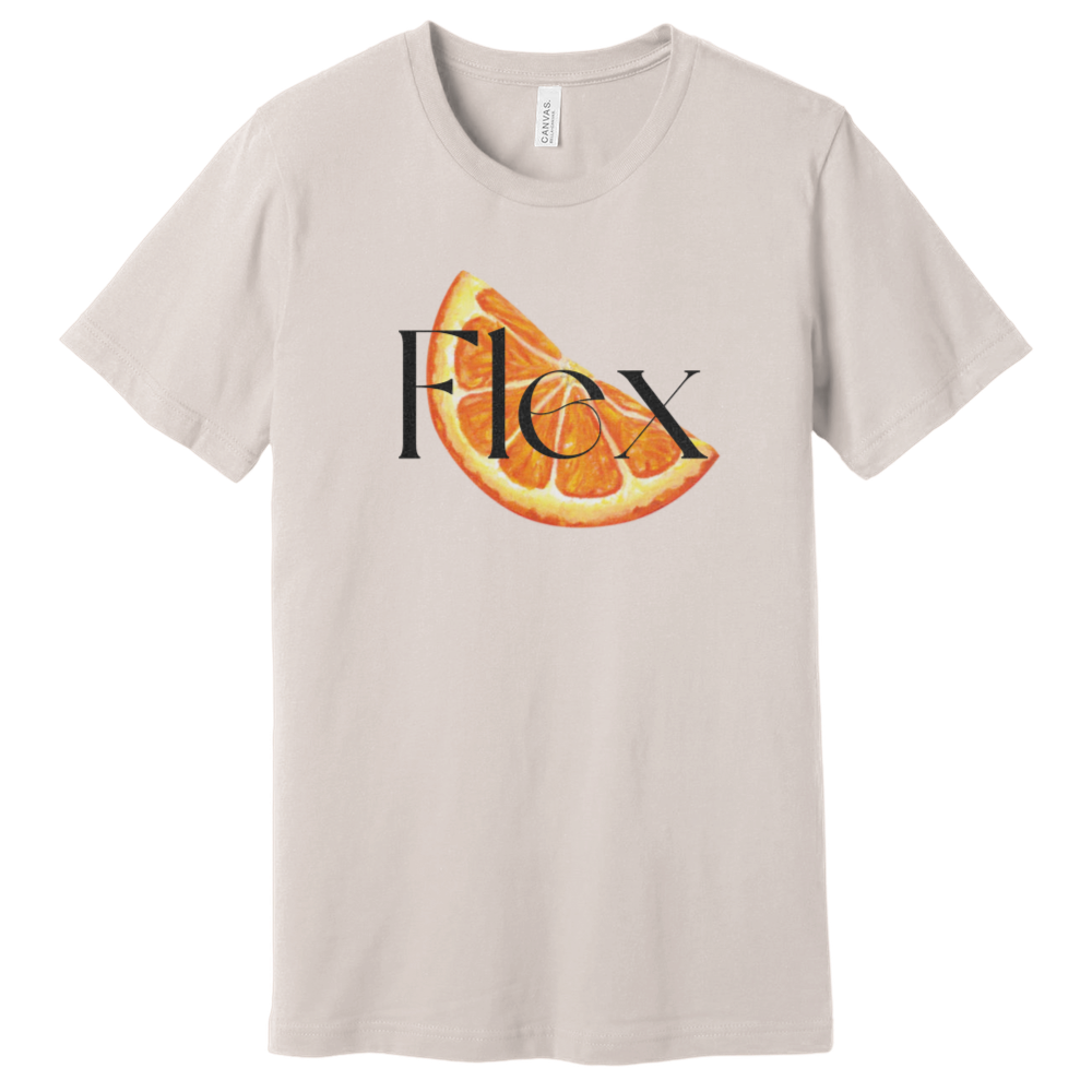 Orange X Flex Logo Tee