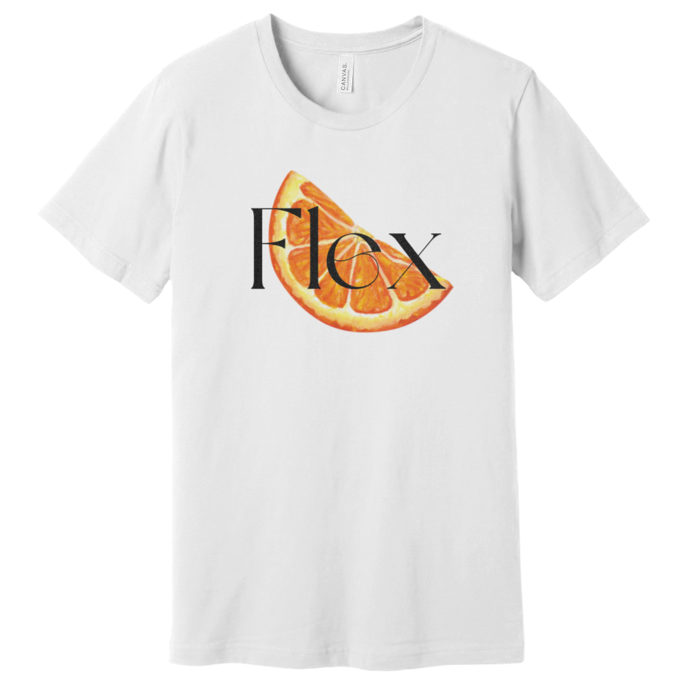 Orange X Flex Logo Tee